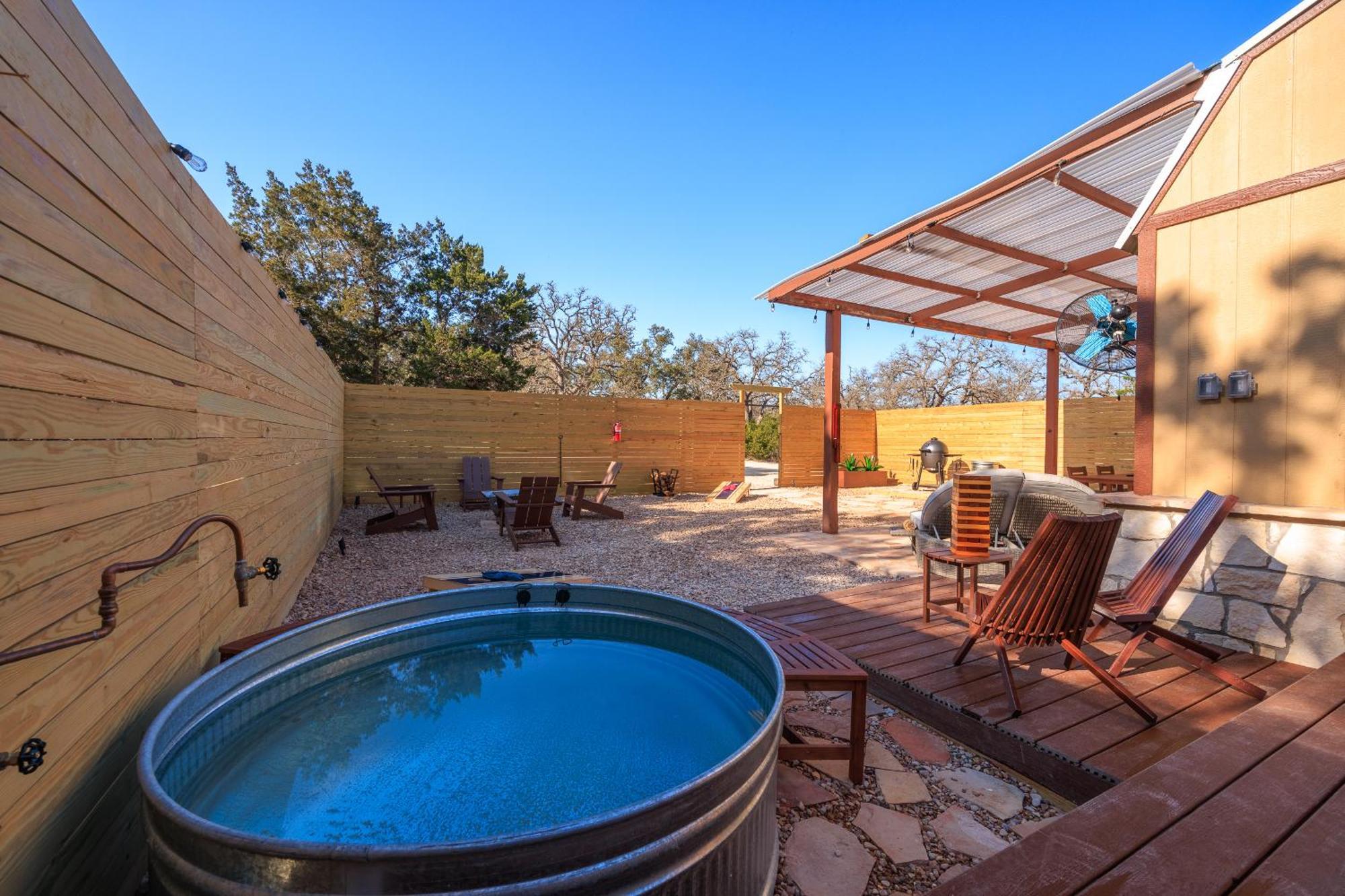 Romantic Luxury Retreat Hot Cold Pool & Sauna Wimberley Exterior photo