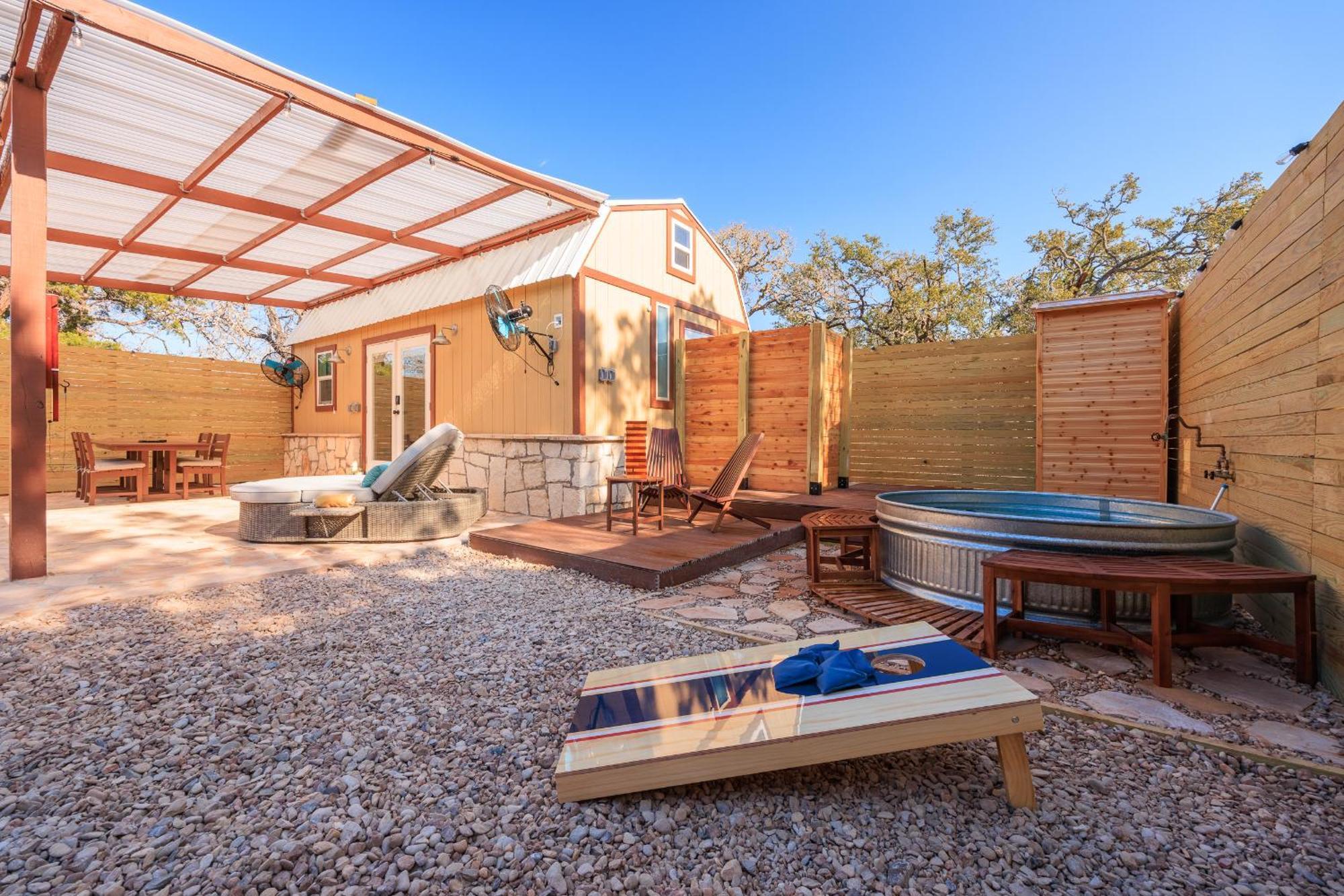 Romantic Luxury Retreat Hot Cold Pool & Sauna Wimberley Exterior photo